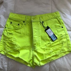 LF neon shorts